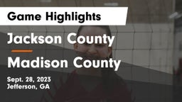 Jackson County  vs Madison County  Game Highlights - Sept. 28, 2023
