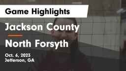 Jackson County  vs North Forsyth  Game Highlights - Oct. 6, 2023