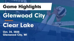 Glenwood City  vs Clear Lake  Game Highlights - Oct. 24, 2020