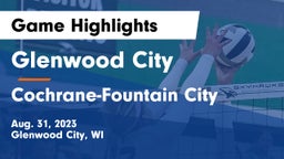 Glenwood City  vs Cochrane-Fountain City  Game Highlights - Aug. 31, 2023