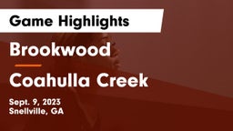 Brookwood  vs Coahulla Creek Game Highlights - Sept. 9, 2023
