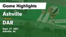 Ashville  vs DAR Game Highlights - Sept. 27, 2021