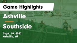 Ashville  vs Southside  Game Highlights - Sept. 10, 2022