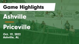 Ashville  vs Priceville Game Highlights - Oct. 19, 2022