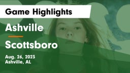 Ashville  vs Scottsboro  Game Highlights - Aug. 26, 2023