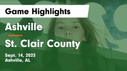 Ashville  vs St. Clair County  Game Highlights - Sept. 14, 2023