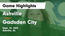 Ashville  vs Gadsden City  Game Highlights - Sept. 16, 2023