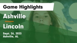 Ashville  vs Lincoln  Game Highlights - Sept. 26, 2023