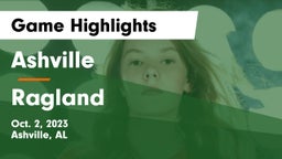 Ashville  vs Ragland Game Highlights - Oct. 2, 2023