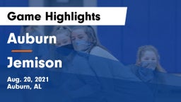 Auburn  vs Jemison  Game Highlights - Aug. 20, 2021