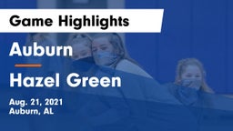 Auburn  vs Hazel Green  Game Highlights - Aug. 21, 2021