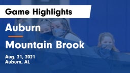 Auburn  vs Mountain Brook  Game Highlights - Aug. 21, 2021