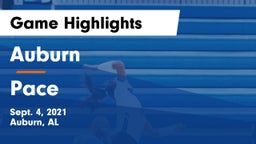 Auburn  vs Pace Game Highlights - Sept. 4, 2021