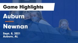 Auburn  vs Newnan  Game Highlights - Sept. 8, 2021