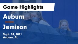 Auburn  vs Jemison Game Highlights - Sept. 24, 2021