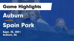 Auburn  vs Spain Park Game Highlights - Sept. 25, 2021