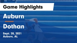 Auburn  vs Dothan Game Highlights - Sept. 28, 2021