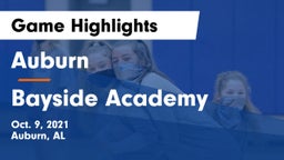 Auburn  vs Bayside Academy  Game Highlights - Oct. 9, 2021