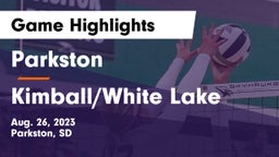 Parkston  vs Kimball/White Lake  Game Highlights - Aug. 26, 2023