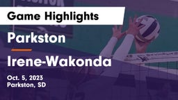 Parkston  vs Irene-Wakonda Game Highlights - Oct. 5, 2023
