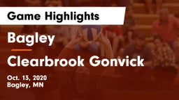 Bagley  vs Clearbrook Gonvick  Game Highlights - Oct. 13, 2020