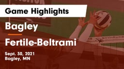 Bagley  vs Fertile-Beltrami  Game Highlights - Sept. 30, 2021