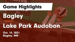 Bagley  vs Lake Park Audobon Game Highlights - Oct. 14, 2021