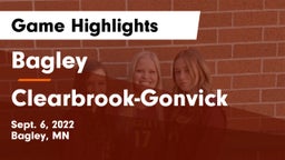 Bagley  vs Clearbrook-Gonvick  Game Highlights - Sept. 6, 2022
