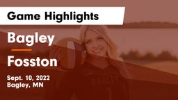 Bagley  vs Fosston  Game Highlights - Sept. 10, 2022