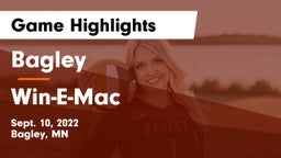 Bagley  vs Win-E-Mac  Game Highlights - Sept. 10, 2022