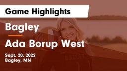 Bagley  vs Ada Borup West Game Highlights - Sept. 20, 2022