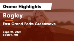 Bagley  vs  East Grand Forks Greenwave Game Highlights - Sept. 24, 2022