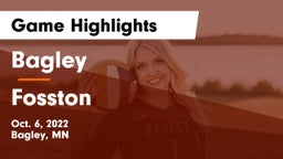 Bagley  vs Fosston  Game Highlights - Oct. 6, 2022