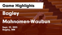 Bagley  vs Mahnomen-Waubun  Game Highlights - Sept. 22, 2023
