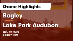 Bagley  vs Lake Park Audubon  Game Highlights - Oct. 12, 2023