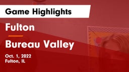 Fulton  vs Bureau Valley  Game Highlights - Oct. 1, 2022