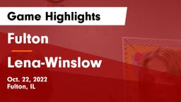 Fulton  vs Lena-Winslow  Game Highlights - Oct. 22, 2022