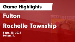 Fulton  vs Rochelle Township  Game Highlights - Sept. 30, 2023