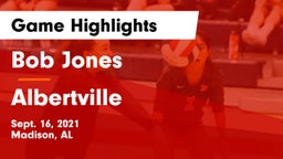 Bob Jones  vs Albertville  Game Highlights - Sept. 16, 2021