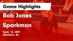 Bob Jones  vs Sparkman  Game Highlights - Sept. 16, 2021