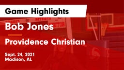 Bob Jones  vs Providence Christian  Game Highlights - Sept. 24, 2021