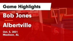 Bob Jones  vs Albertville  Game Highlights - Oct. 5, 2021