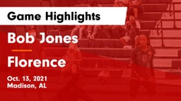 Bob Jones  vs Florence  Game Highlights - Oct. 13, 2021