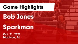 Bob Jones  vs Sparkman  Game Highlights - Oct. 21, 2021