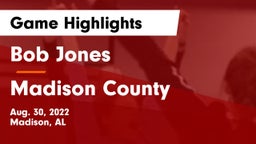 Bob Jones  vs Madison County  Game Highlights - Aug. 30, 2022