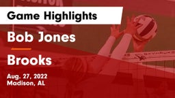 Bob Jones  vs Brooks  Game Highlights - Aug. 27, 2022