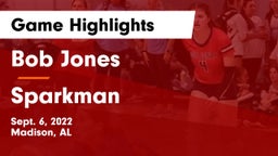 Bob Jones  vs Sparkman  Game Highlights - Sept. 6, 2022