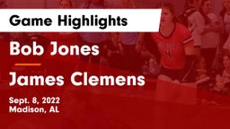 Bob Jones  vs James Clemens  Game Highlights - Sept. 8, 2022