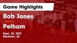 Bob Jones  vs Pelham  Game Highlights - Sept. 23, 2022