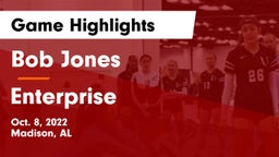 Bob Jones  vs Enterprise  Game Highlights - Oct. 8, 2022